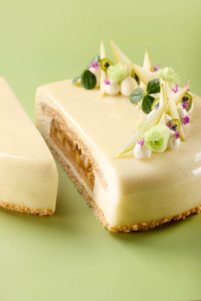 Les vergers Boiron - Entremets Poire Vanille Noisette