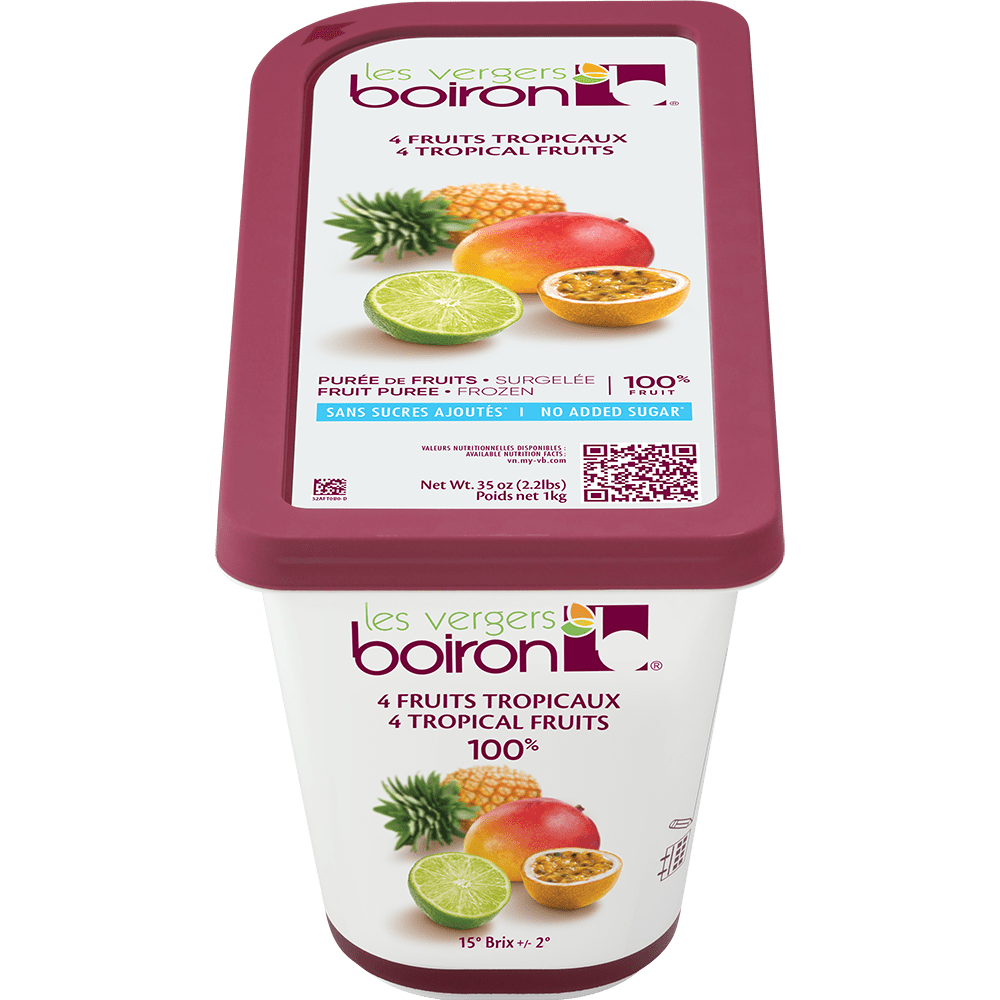 Barquette Fruits Tropicaux 100 MAVERICK Laurent Francois - Les vergers Boiron