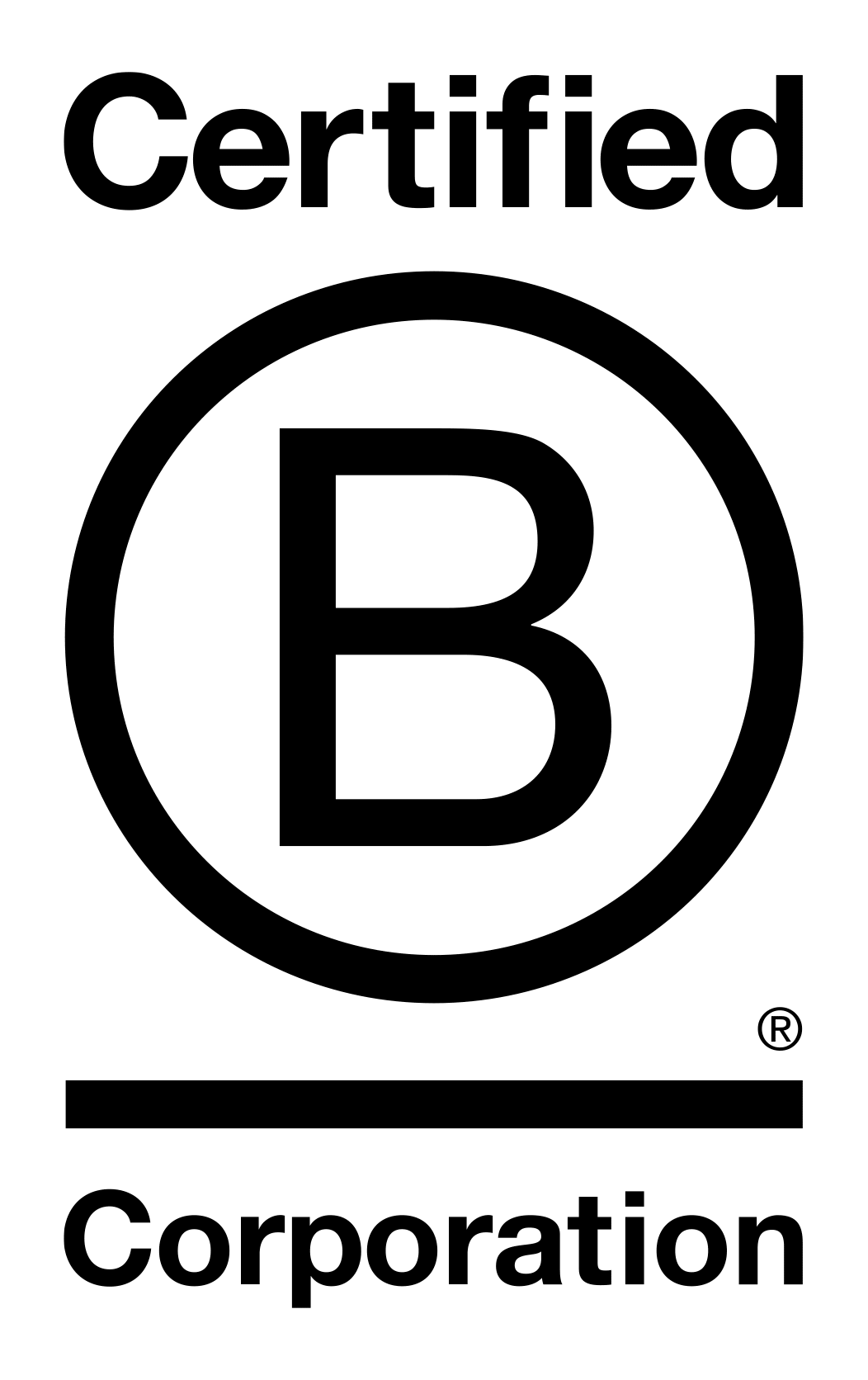 Logo BCorp Noir EN Logo BCorp Noir EN