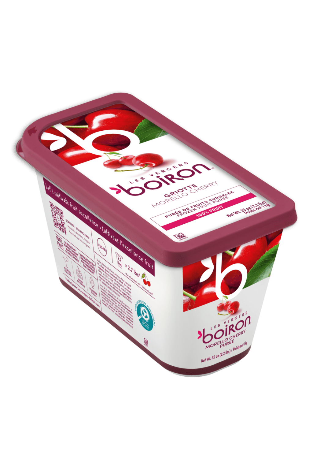 AGT0U62 Barquette US Griotte 100 7666