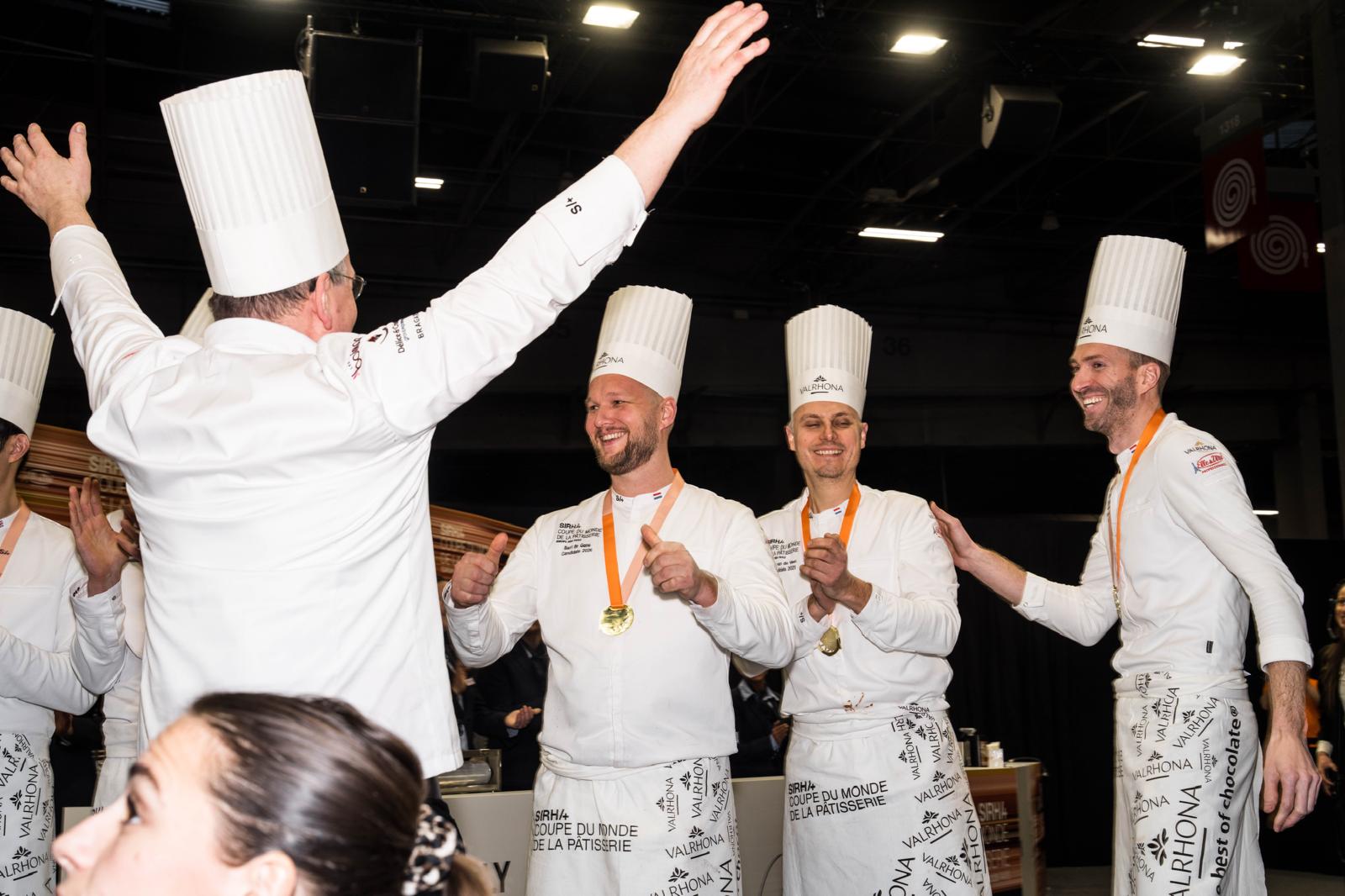 Equipe des Pays-Bas pour la coupe du monde de patisserie