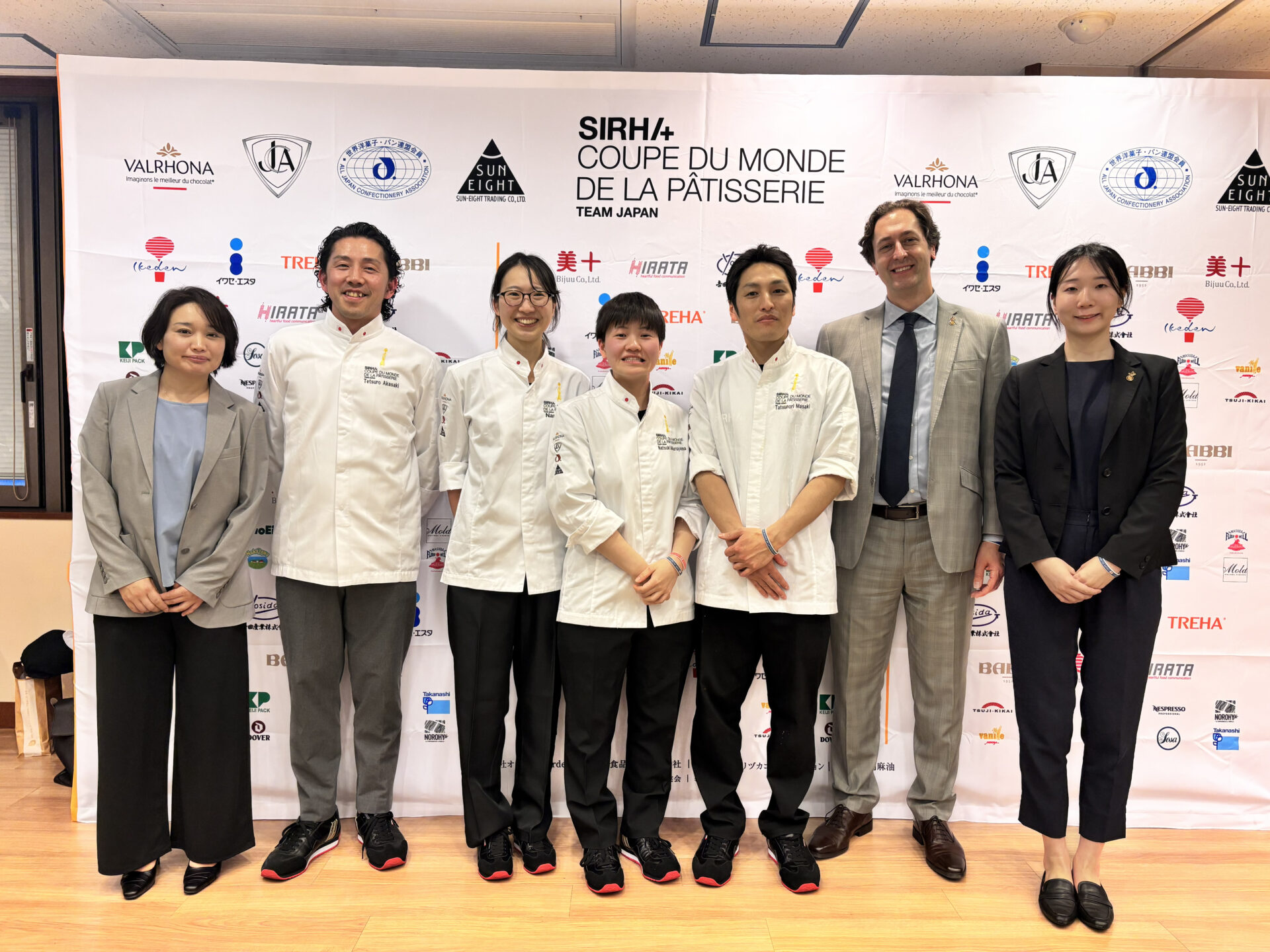 Équipe du Japon pour la coupe du monde de patisserie