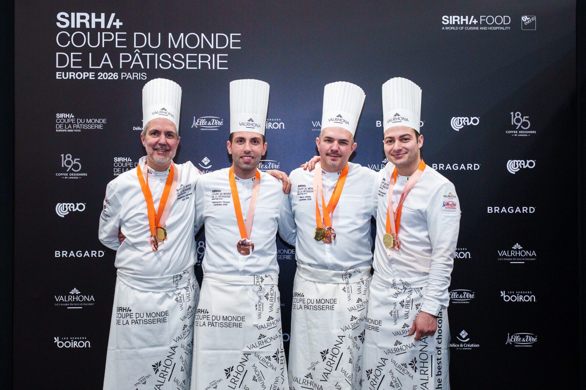 Équipe de l'Italie pour la coupe du monde de patisserie